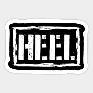 Heel Pro Wrestling Vintage Sticker